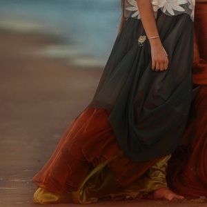 Seaweed Maxi Skirt